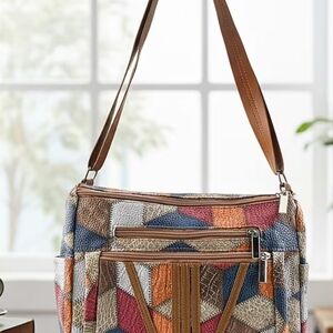 Colorful Patchwork Shoulder Bag